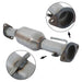 DURAFORCE 3Pcs Catalytic Converter Set For Buick Enclave/Chevy Traverse/GMC Acadia 2009-17