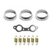 DURAFORCE Exhaust Pipe Donut Gasket Kit 2010-2012 For Polaris Ranger XP 800 4x4 EFI New