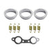 DURAFORCE Exhaust Pipe Donut Gasket Kit 2010-2012 For Polaris Ranger XP 800 4x4 EFI New