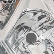 DURAFORCE Halogen Headlights For 2012-2013-2014-15 Toyota Prius Chrome Housing Left+Right