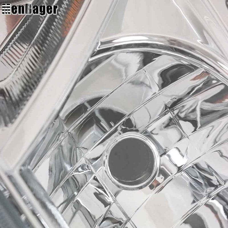 DURAFORCE Halogen Headlights For 2012-2013-2014-15 Toyota Prius Chrome Housing Left+Right