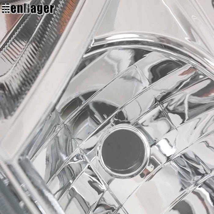 DURAFORCE Halogen Headlights For 2012-2013-2014-15 Toyota Prius Chrome Housing Left+Right