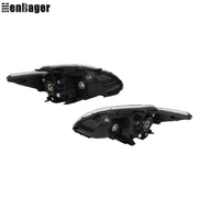 DURAFORCE Halogen Headlights For 2012-2013-2014-15 Toyota Prius Chrome Housing Left+Right