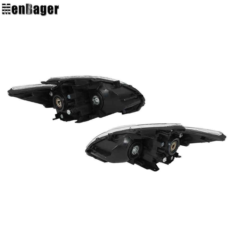 DURAFORCE Halogen Headlights For 2012-2013-2014-15 Toyota Prius Chrome Housing Left+Right