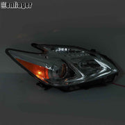 DURAFORCE Halogen Headlights For 2012-2013-2014-15 Toyota Prius Chrome Housing Left+Right