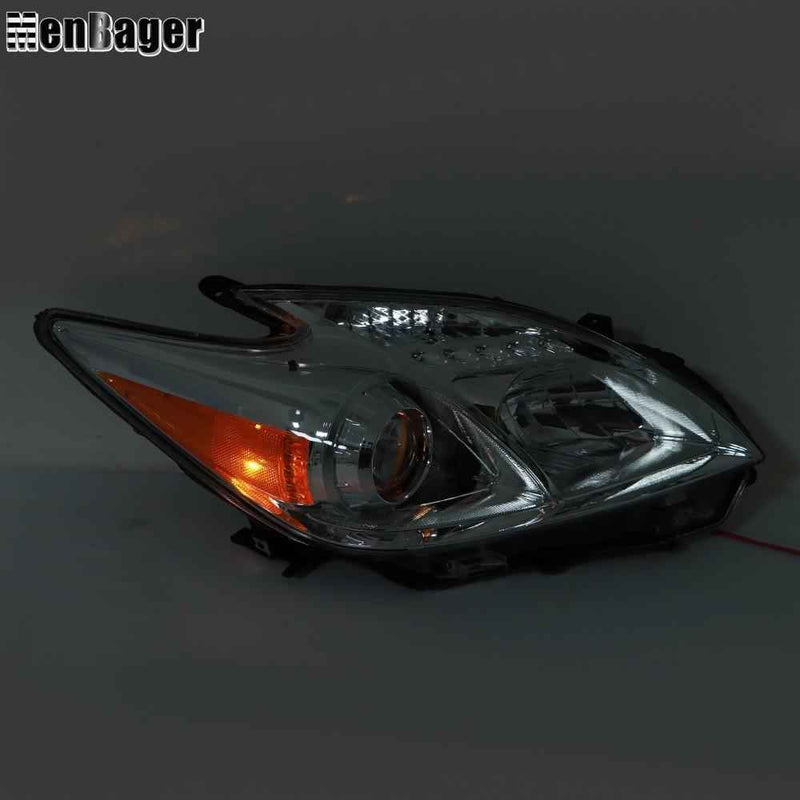 DURAFORCE Halogen Headlights For 2012-2013-2014-15 Toyota Prius Chrome Housing Left+Right