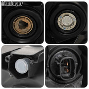 DURAFORCE Halogen Headlights For 2012-2013-2014-15 Toyota Prius Chrome Housing Left+Right
