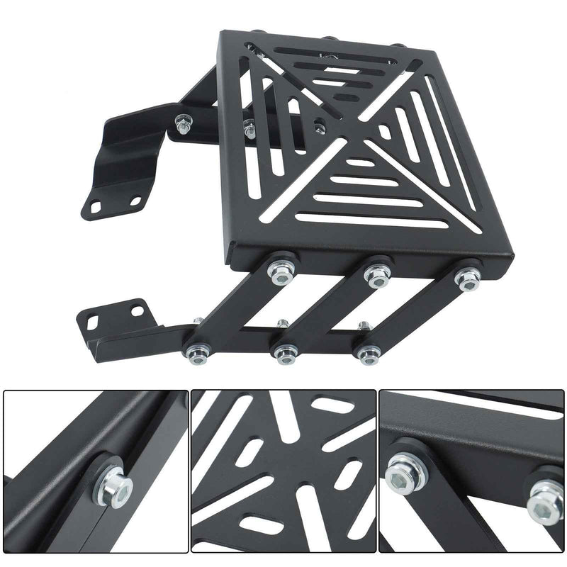 DURAFORCE Motorcycle Trunk Mount Convenient Storage Secure Support Tour Pack Carbon Steel
