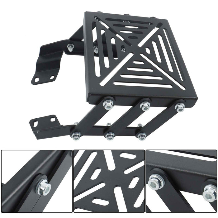 DURAFORCE Motorcycle Trunk Mount Convenient Storage Secure Support Tour Pack Carbon Steel