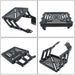 DURAFORCE Motorcycle Trunk Mount Convenient Storage Secure Support Tour Pack Carbon Steel