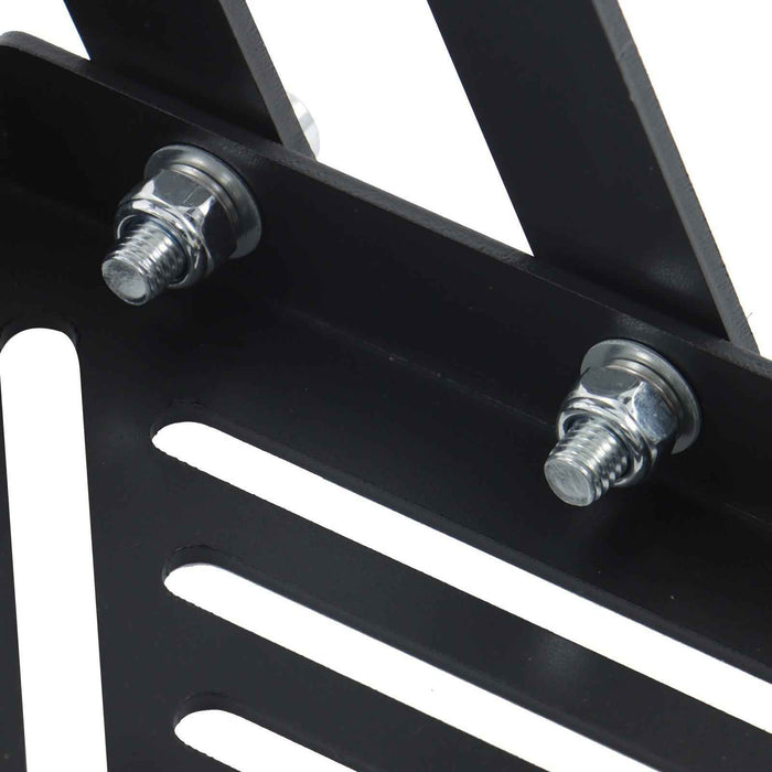 DURAFORCE Motorcycle Trunk Mount Convenient Storage Secure Support Tour Pack Carbon Steel