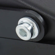 DURAFORCE Motorcycle Trunk Mount Convenient Storage Secure Support Tour Pack Carbon Steel