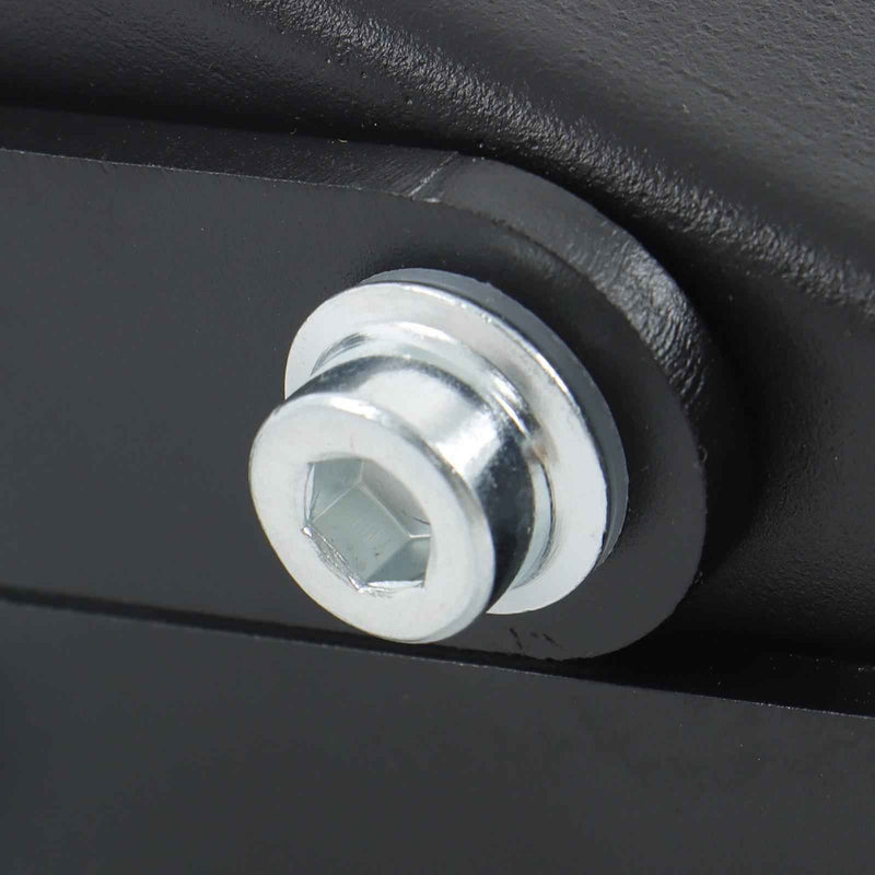 DURAFORCE Motorcycle Trunk Mount Convenient Storage Secure Support Tour Pack Carbon Steel