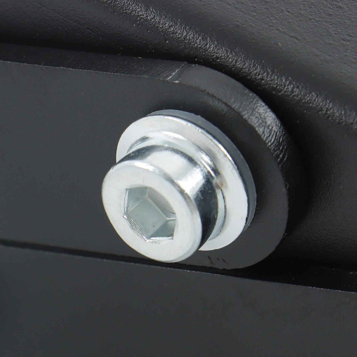 DURAFORCE Motorcycle Trunk Mount Convenient Storage Secure Support Tour Pack Carbon Steel