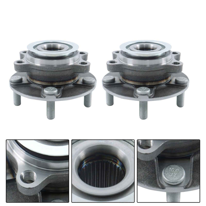 DURAFORCE Front Wheel Hub Bearing Assembly 513298 Fit for Nissan Rogue 2008 2009-2013 2.5L