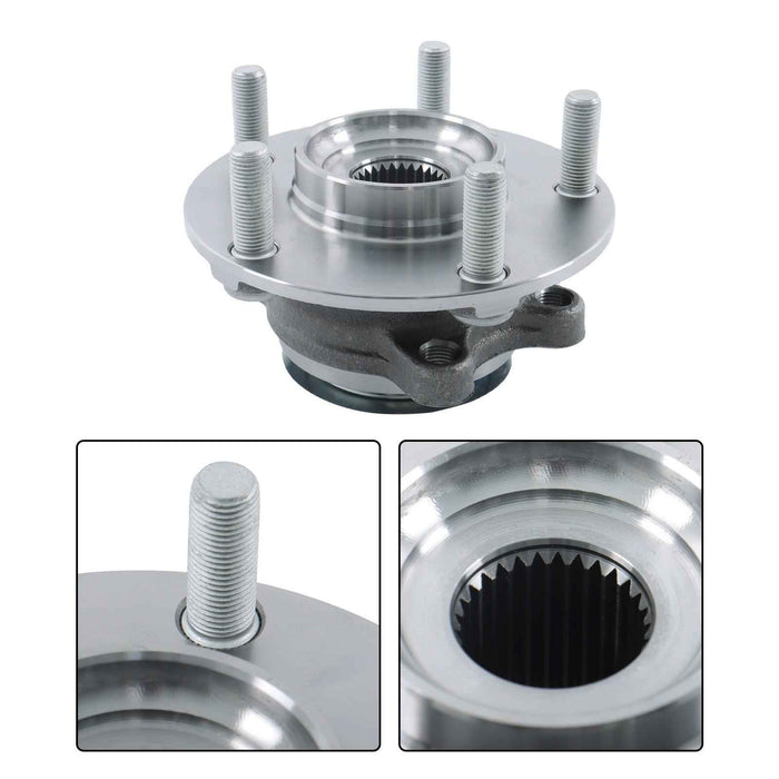 DURAFORCE Front Wheel Hub Bearing Assembly 513298 Fit for Nissan Rogue 2008 2009-2013 2.5L