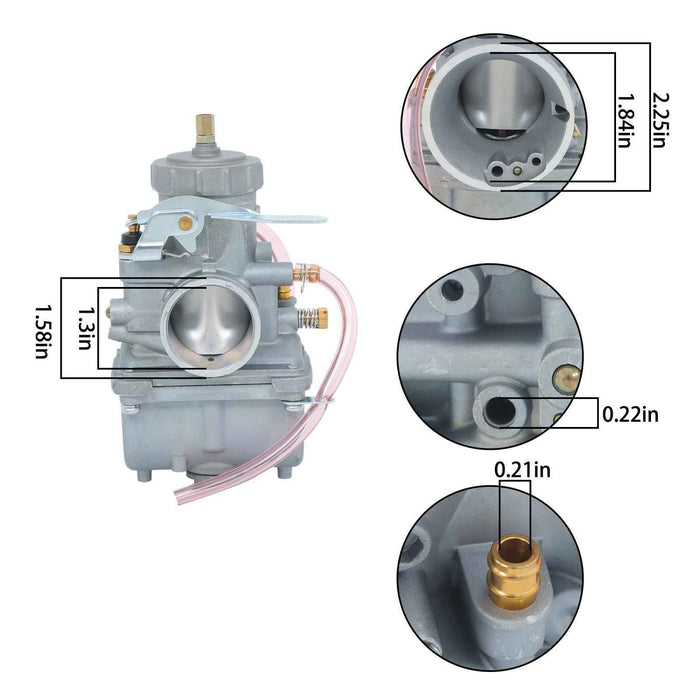 DURAFORCE 34mm Carburetor Carb Fit For Suzuki RM125 RM 125 1975-1981