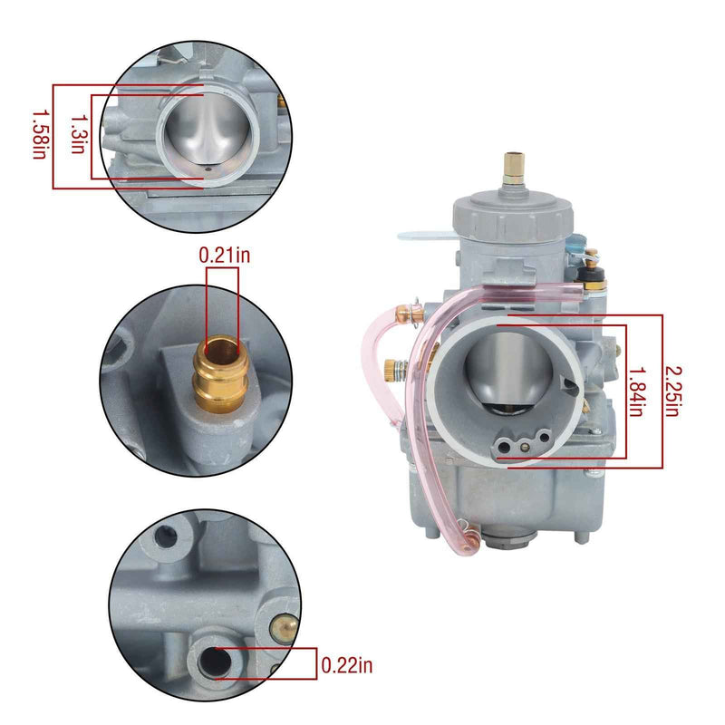 DURAFORCE 34mm Carburetor Carb Fit For Suzuki RM125 RM 125 1975-1981