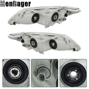 DURAFORCE For Toyota Camry 2012 -2014 Projector Headlights Chrome Halogen Left+Right Side