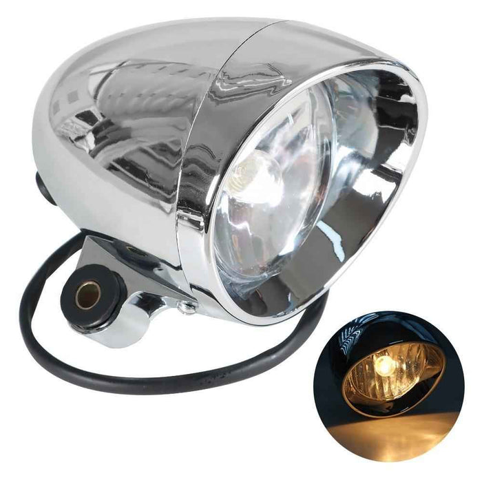 DURAFORCE For Dyna Electra Glide 2×Chrome Passing Driving Spot Fog Lamp Turn Signal Light