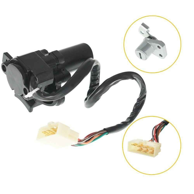 DURAFORCE 2008-2012 For Kawasaki Ninja 250R EX250J Ignition Switch Lock Gas Cap Cover Set