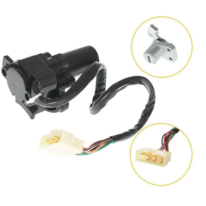 DURAFORCE 2008-2012 For Kawasaki Ninja 250R EX250J Ignition Switch Lock Gas Cap Cover Set