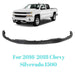 DURAFORCE Fit For Chevy Silverado 1500 2016 2017 2018 Front Lower Bumper Valance Textured