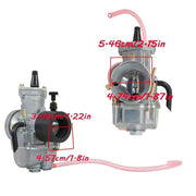 DURAFORCE New Carburetors For Yamaha Banshee 34MM 34 Mil ATV Larger Carbs PWK - One Pair