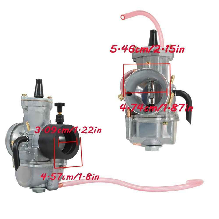 DURAFORCE New Carburetors For Yamaha Banshee 34MM 34 Mil ATV Larger Carbs PWK - One Pair