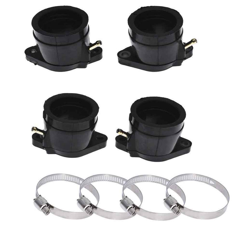 DURAFORCE For Yamaha YZF600R 95-07 4 × Motorcycle Rubber Carburetor Intake Manifold Boots