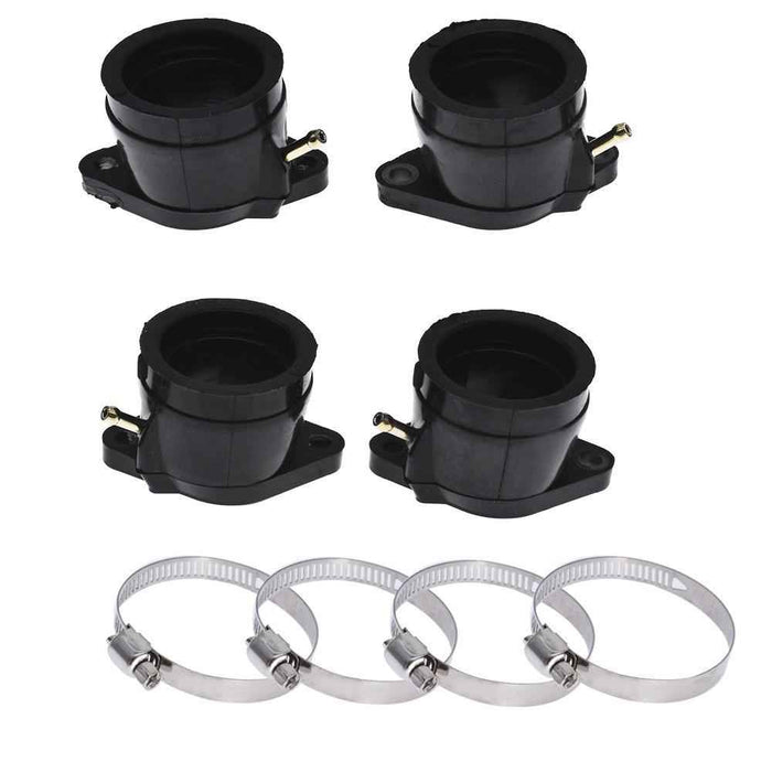 DURAFORCE For Yamaha YZF600R 95-07 4 × Motorcycle Rubber Carburetor Intake Manifold Boots