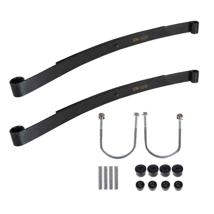 DURAFORCE For EZGO RXV Golf Cart 2008-Up 603498 604494 Heavy Duty Rear 2 Leaf Spring Kit
