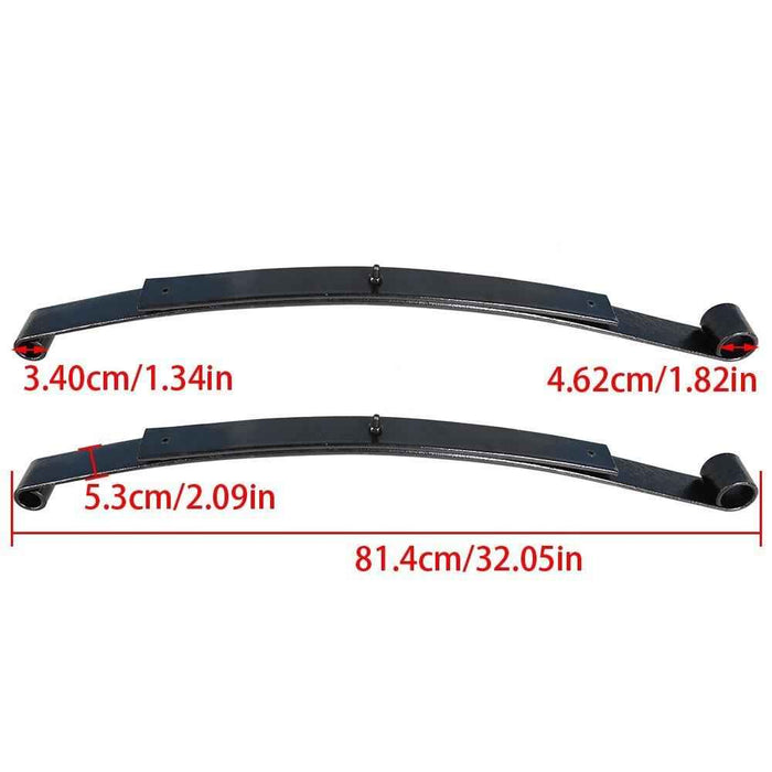 DURAFORCE For EZGO RXV Golf Cart 2008-Up 603498 604494 Heavy Duty Rear 2 Leaf Spring Kit