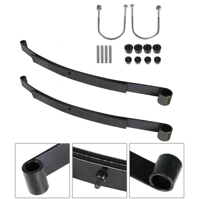 DURAFORCE For EZGO RXV Golf Cart 2008-Up 603498 604494 Heavy Duty Rear 2 Leaf Spring Kit
