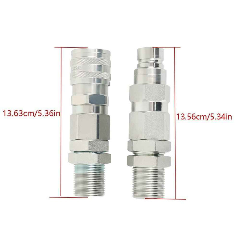 DURAFORCE For John Deere 35G 50C 260 325 CT332 KV13884 AT312877 Hyd.Quick-Connect Coupler