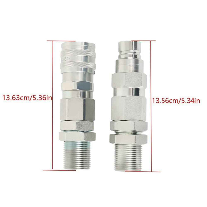 DURAFORCE For John Deere 35G 50C 260 325 CT332 KV13884 AT312877 Hyd.Quick-Connect Coupler