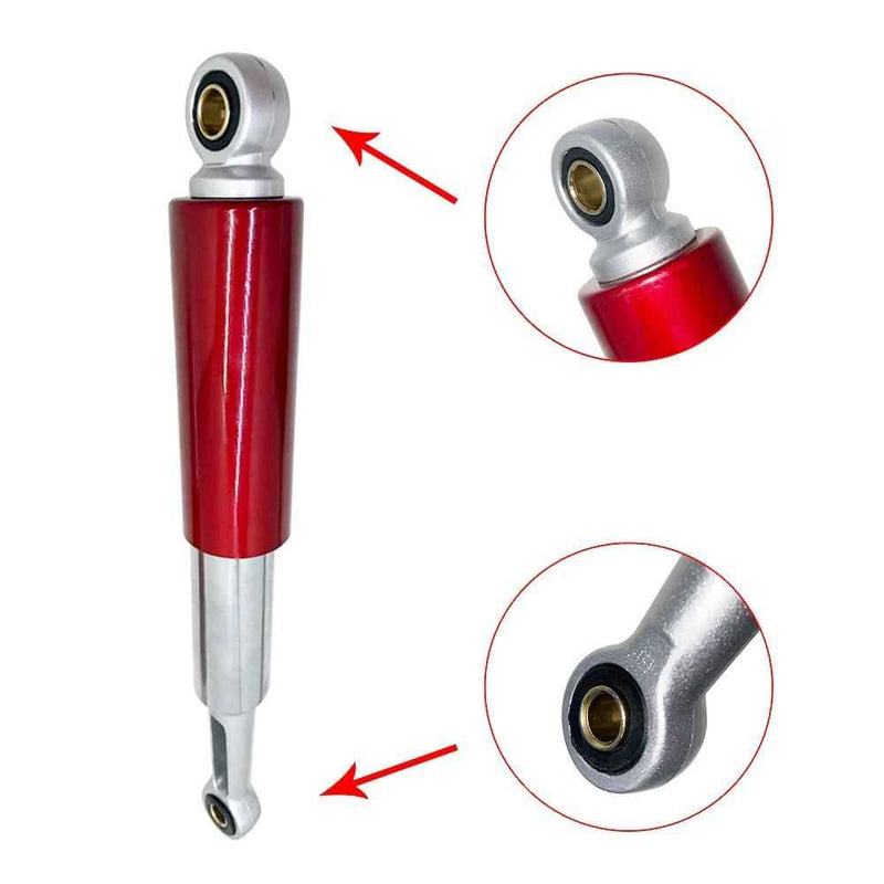 DURAFORCE Chrome & Red Shocks 345mm (13.5") For S65 CL/CT70 XL75 CL/CT/CM/S90 CM91 CT110