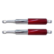 DURAFORCE Chrome & Red Shocks 345mm (13.5") For S65 CL/CT70 XL75 CL/CT/CM/S90 CM91 CT110