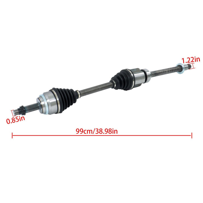 DURAFORCE For Toyota Camry 2002 2003-2009 2.4L Front Right Side CV Axle Assembly 66-5247