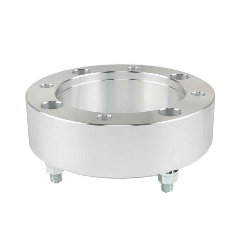 DURAFORCE Wheel Spacers 4×156 2" 131mm M12×1.5 Silver For 2013+ Polaris Ranger ×4