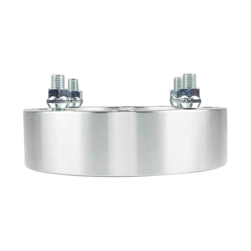 DURAFORCE Wheel Spacers 4×156 2" 131mm M12×1.5 Silver For 2013+ Polaris Ranger ×4