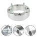 DURAFORCE Wheel Spacers 4×156 2" 131mm M12×1.5 Silver For 2013+ Polaris Ranger ×4