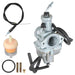 DURAFORCE Carburetor & Throttle Cable For Yamaha Breeze 125 YFA1 ATV 3FA-14101-02-00 Carb