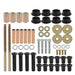 DURAFORCE New Rear Left Right A-Arm Bushing Shafts Kit For 2003-10 Polaris Sportsman 500