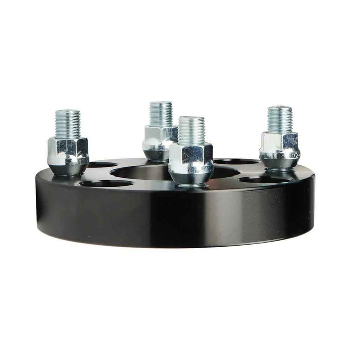 DURAFORCE 1" For Golf Cart Black Wheel Spacers 1/2x20 Studs Bolt Pattern 62mm Hub Bore ×4