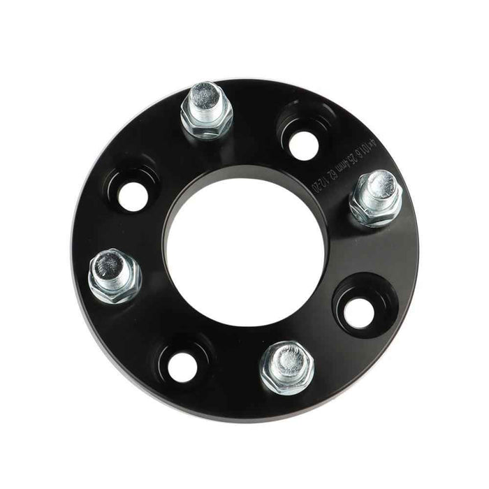 DURAFORCE 1" For Golf Cart Black Wheel Spacers 1/2x20 Studs Bolt Pattern 62mm Hub Bore ×4