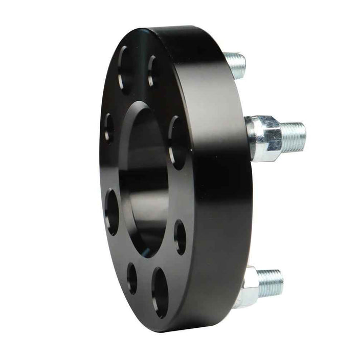 DURAFORCE 1" For Golf Cart Black Wheel Spacers 1/2x20 Studs Bolt Pattern 62mm Hub Bore ×4