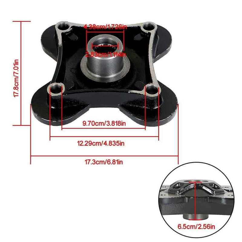 DURAFORCE Front & Rear Wheel Hub For Polaris RZR XP 1000 2014-20 / RZR XP 4 1000 2014-2017