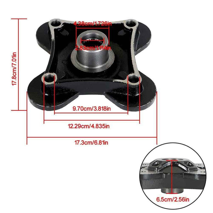 DURAFORCE Front & Rear Wheel Hub For Polaris RZR XP 1000 2014-20 / RZR XP 4 1000 2014-2017