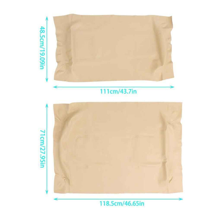 Front Seat Cover - Buff Fit For Club Car DS 2000.5+ Golf Carts #102060501 New